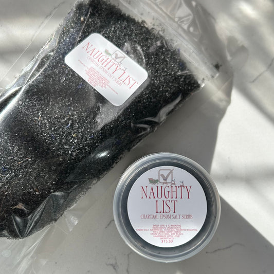 Naughty List (Charcoal Epsom Scrub)